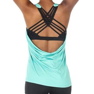 NWOT icyzone Yoga Tops Workouts Clothes Activewear Built in Bra Tank Tops Large